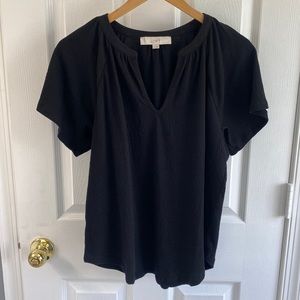 LOFT Black Shirt